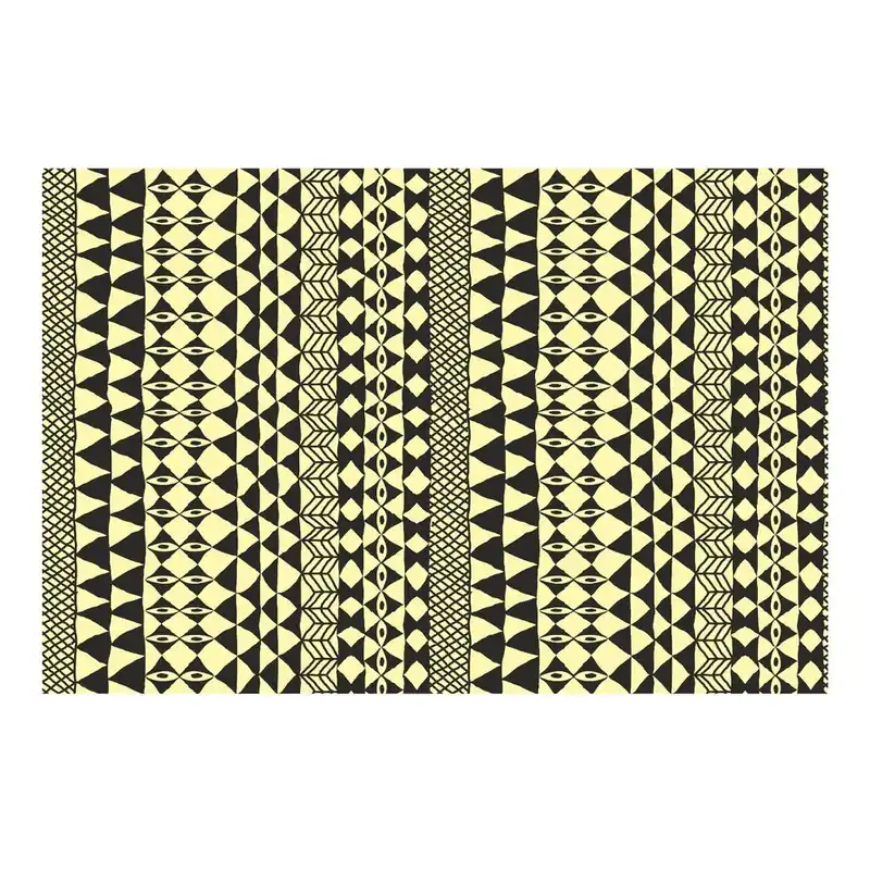 Winylowy dywan Étnico Crema Negro, 100x150 cm Bonami Niska cena