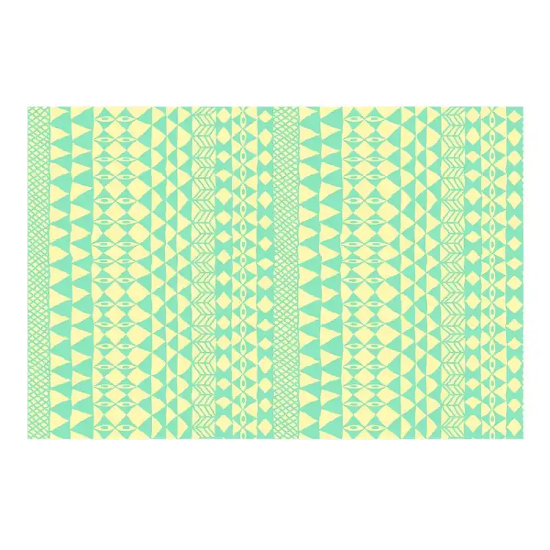 Ograniczona ilość Winylowy dywan Étnico Crema Turquesa, 100x150 cm Bonami