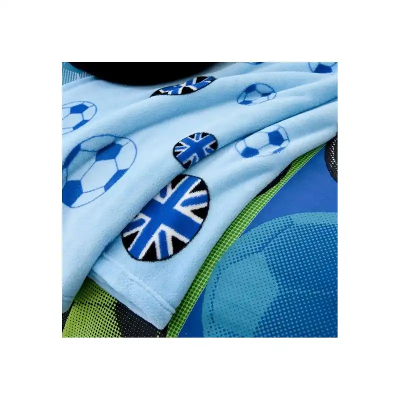 Koc Football Blue, 127x143 cm Bonami Ekspresowa dostawa