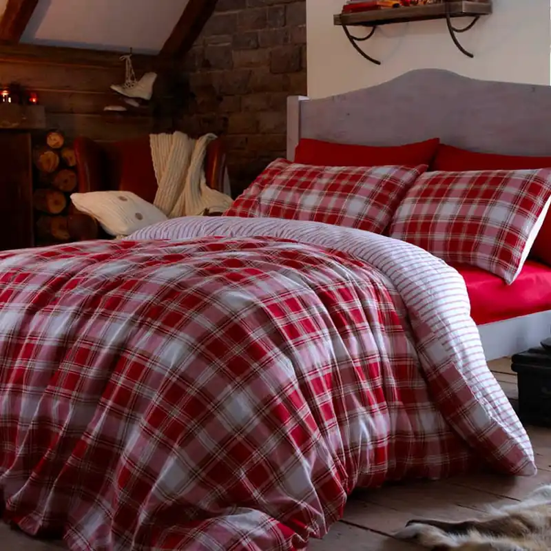 Pościel Tartan Red, 135x200 cm Bonami Kup online