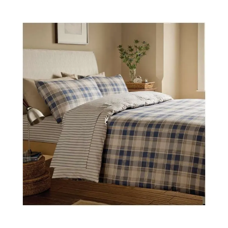 Pościel Tartan Navy, 200x200 cm Bonami Tylko dziś