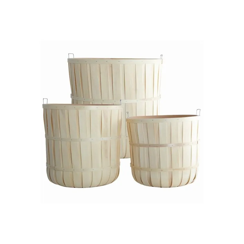 Oferta Komplet 3 koszy drewnianych Woody Bonami