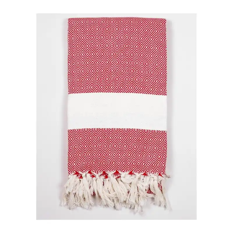 Ręcznik Nordic 180 x 100 cm, Red Bonami Popularny