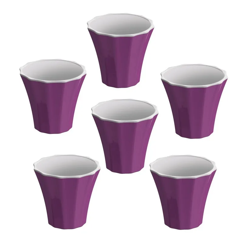 Komplet 6 filiżanek Colour, fioletowy Bonami Wybór klientów