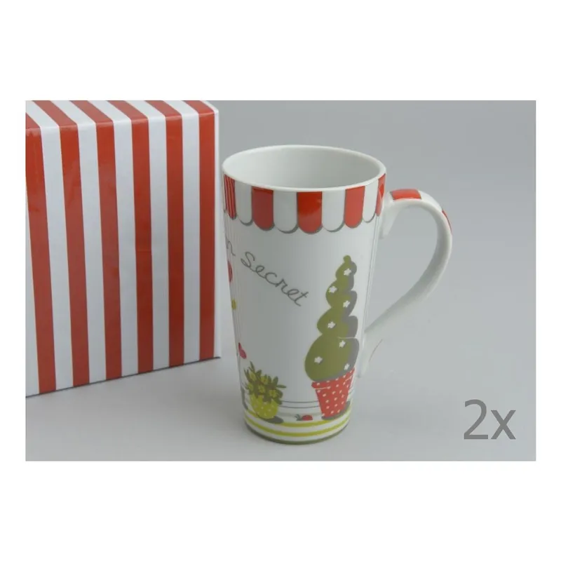 Oferta Zestaw kubków Maxi Au jardin secret, 2 szt. Bonami