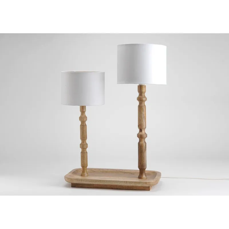 Do wyczerpania zapasów Podwójna lampa stołowa On Tray Bonami