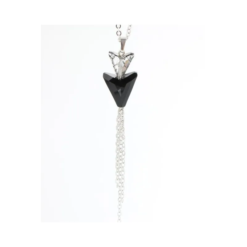 Wyprzedaż Naszyjnik Swarovski Triangle Jet, 45 cm Bonami