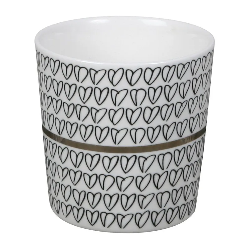 Kubek Heart Mug Silver Bonami Premium