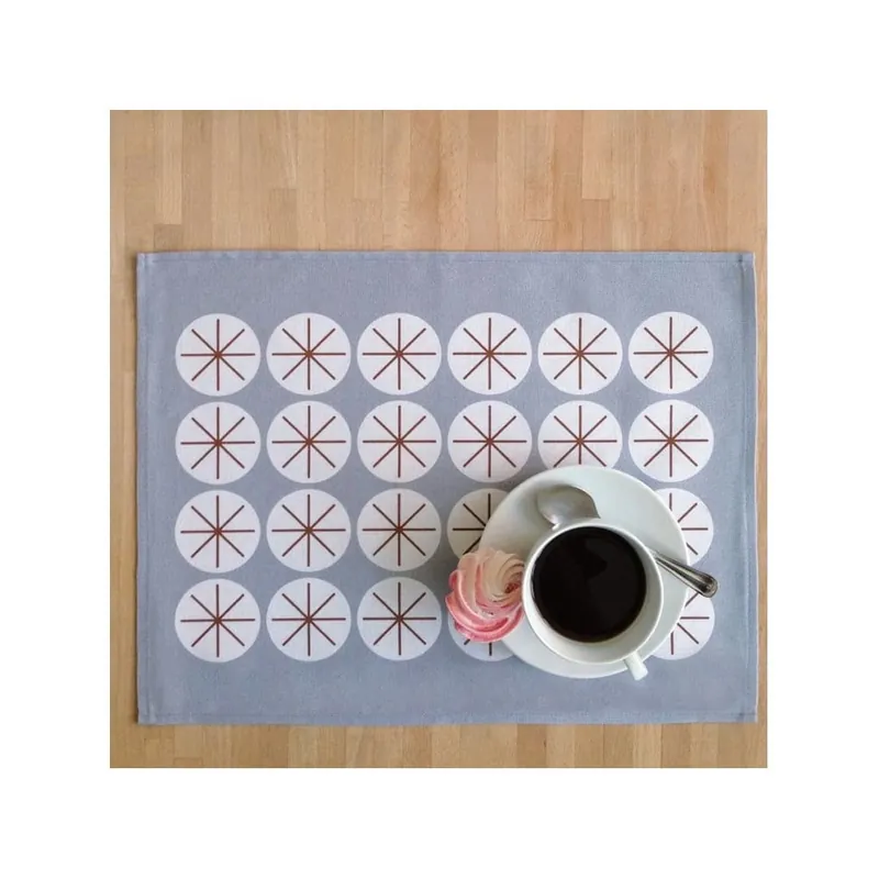 Komplet 2 mat stołowych Stars Gray, 45x35 cm Bonami Nie przegap