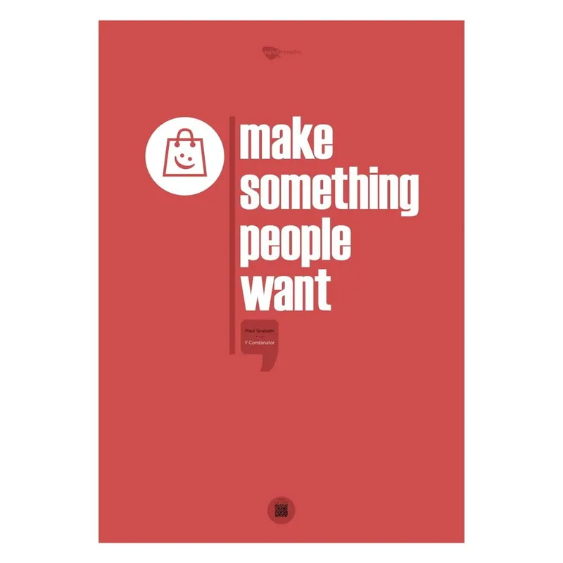 Premium Plakat Make something people want, 70x50 cm Bonami