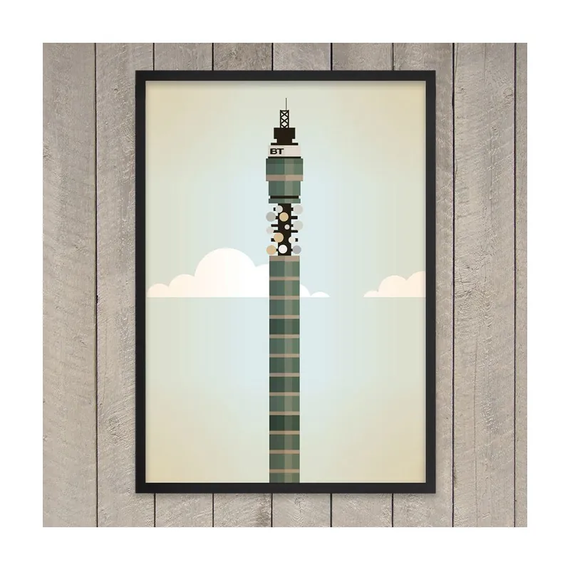 Plakat "BT Tower", 29,7x42 cm Bonami Tylko do końca tygodnia