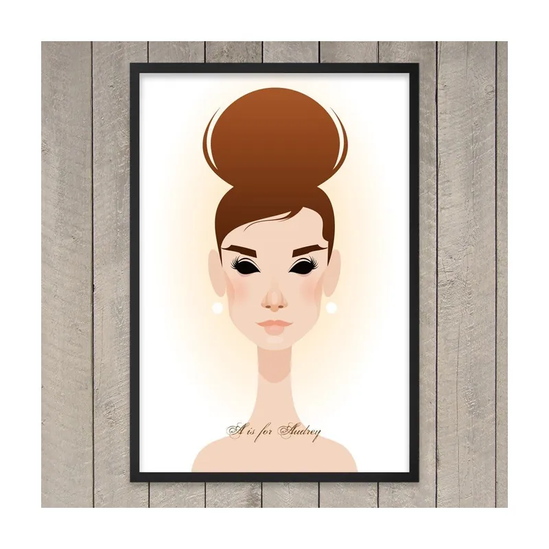 Szybka dostawa Plakat "A is for Audrey", 29,7x42 cm Bonami