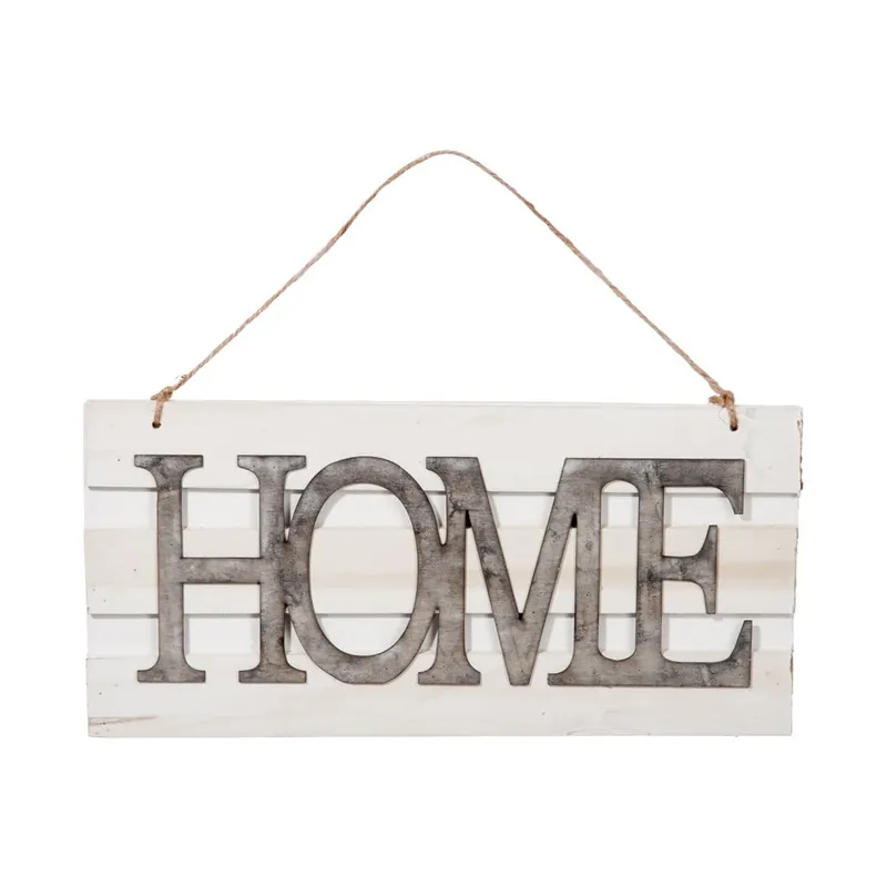 Drewniana dekoracja wisząca Home, 40 cm Bonami Zamów dziś