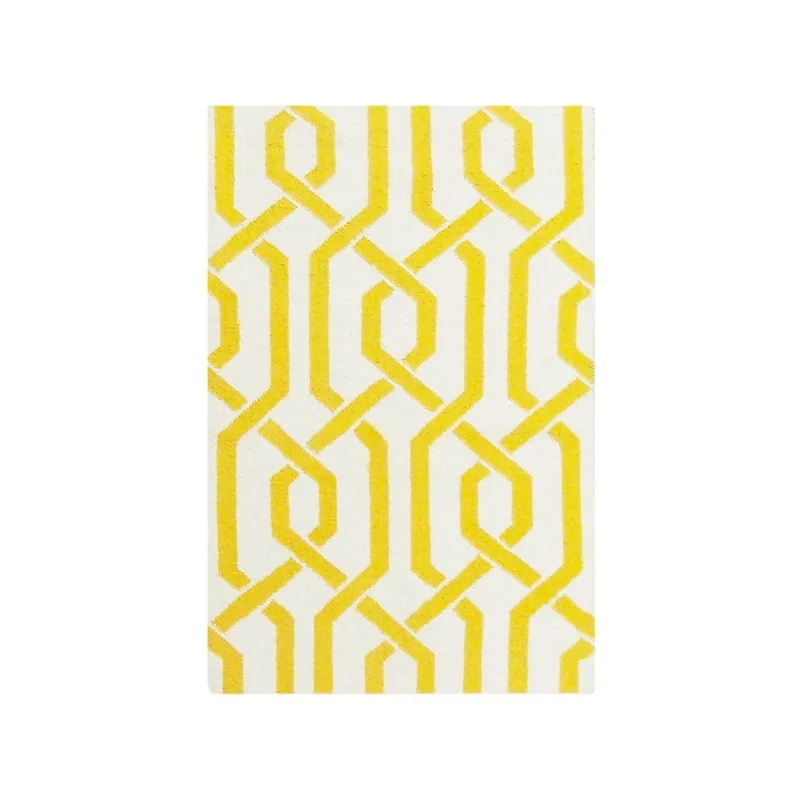 Dywan wełniany Camilla Yellow, 60x90 cm Bonami Dostępne od ręki