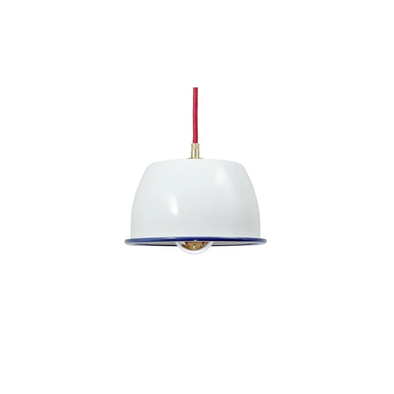 Lampa sufitowa Emailleleuchte 05 White/Red Bonami Obniżka ceny