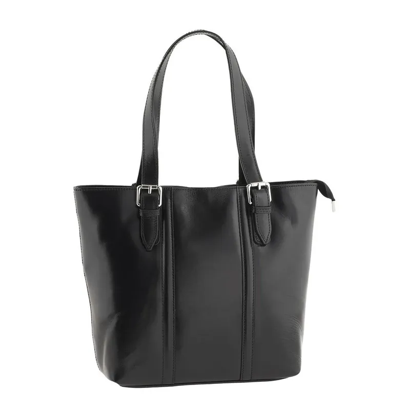 Wyjątkowa oferta Skórzana torebka Italian Lady, czarna Bonami