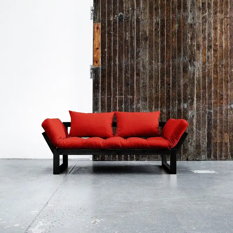 Sofa Karup Edge Black/Red Bonami Wybór klientów