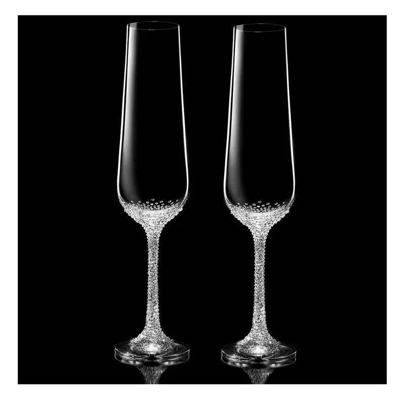 Tylko do końca tygodnia Zestaw 2 kieliszków do szampana Artemis ze Swarovski Elements Bonami