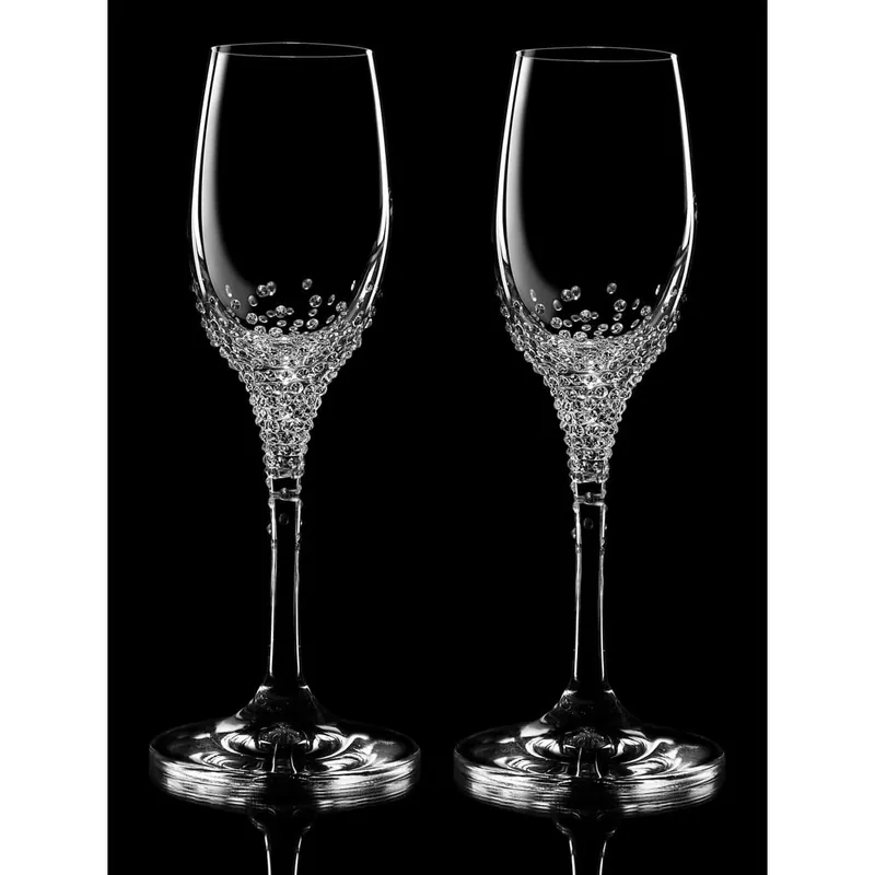 Szybka wysyłka Zestaw 2 kieliszków do likieru Eunomia ze Swarovski Elements Bonami