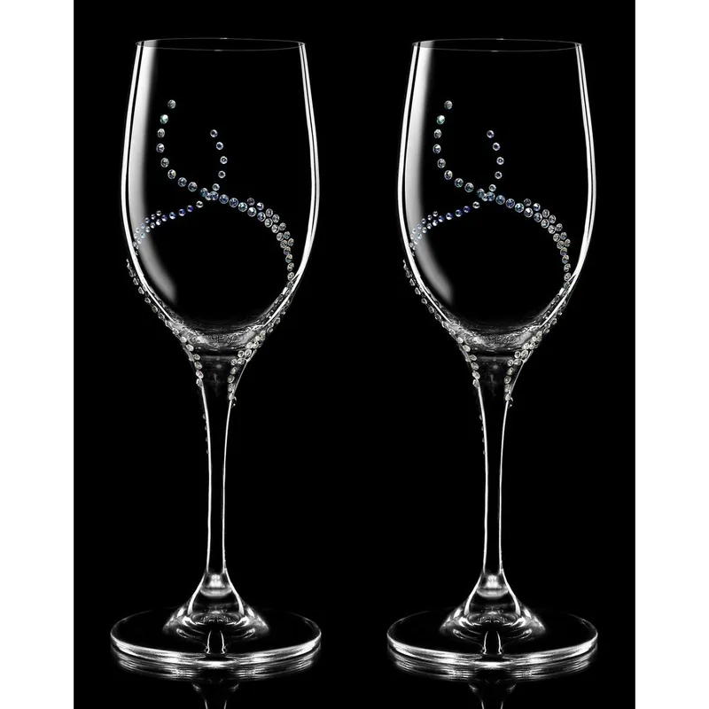 Kup teraz Zestaw 2 kieliszków do białego wina Harmonia ze Swarovski Elements Bonami