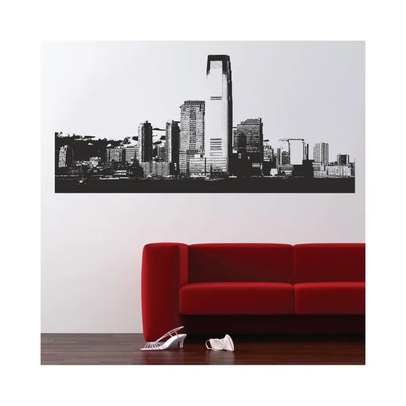 Ograniczona ilość Naklejka ścienna Drapacz chmur, 120x90 cm Bonami