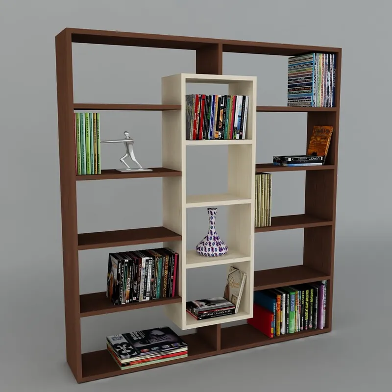 Biblioteczka Ample Wenge/Maple, 22x125x135,7 cm Bonami Kup teraz