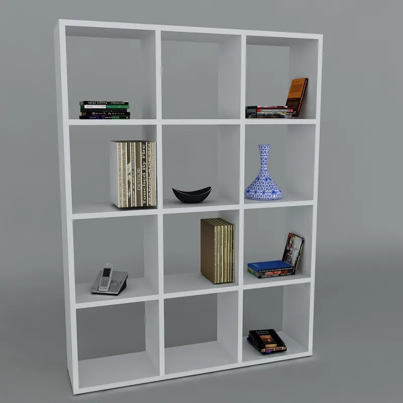 Biblioteczka Ultimate White, 22x93,6x124,2 cm Bonami Ostatnia szansa