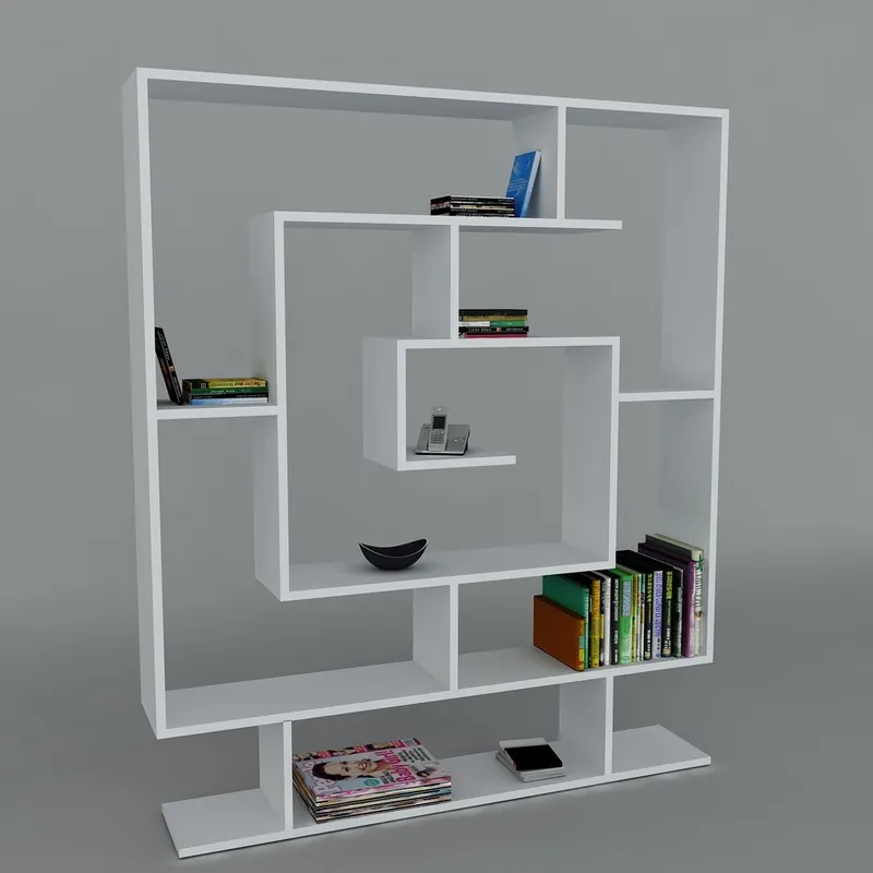 Biblioteczka Samasik White, 22x124,8x149,4 cm Bonami Najlepsza cena
