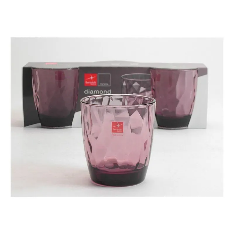 Zestaw szklanek Classy Pink, 3 szt. Bonami Taniej