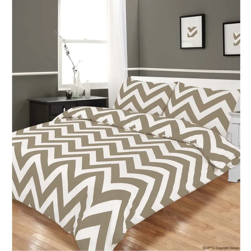 Wyprzedaż Pościel Zigzag Grey, 230x220 cm Bonami