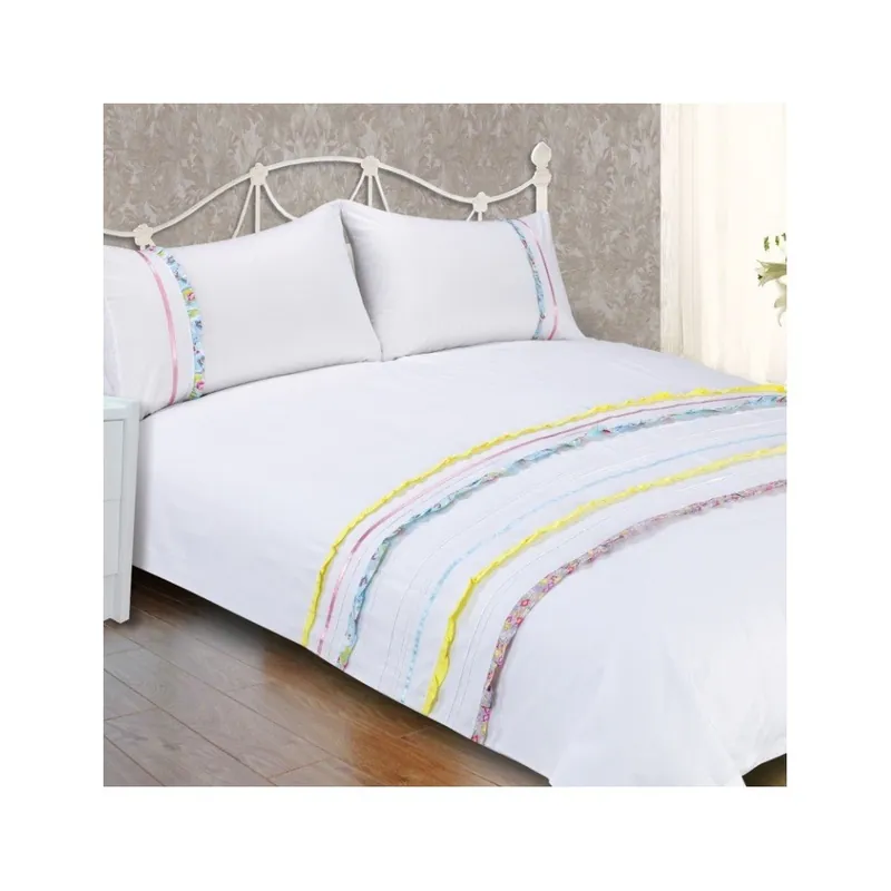 Dostępne od ręki Pościel Floral Ruffle, 200x200 cm Bonami