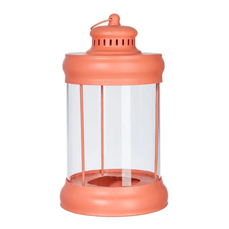 Lampion Round Coral, 21x21x36 cm Bonami Cena promocyjna