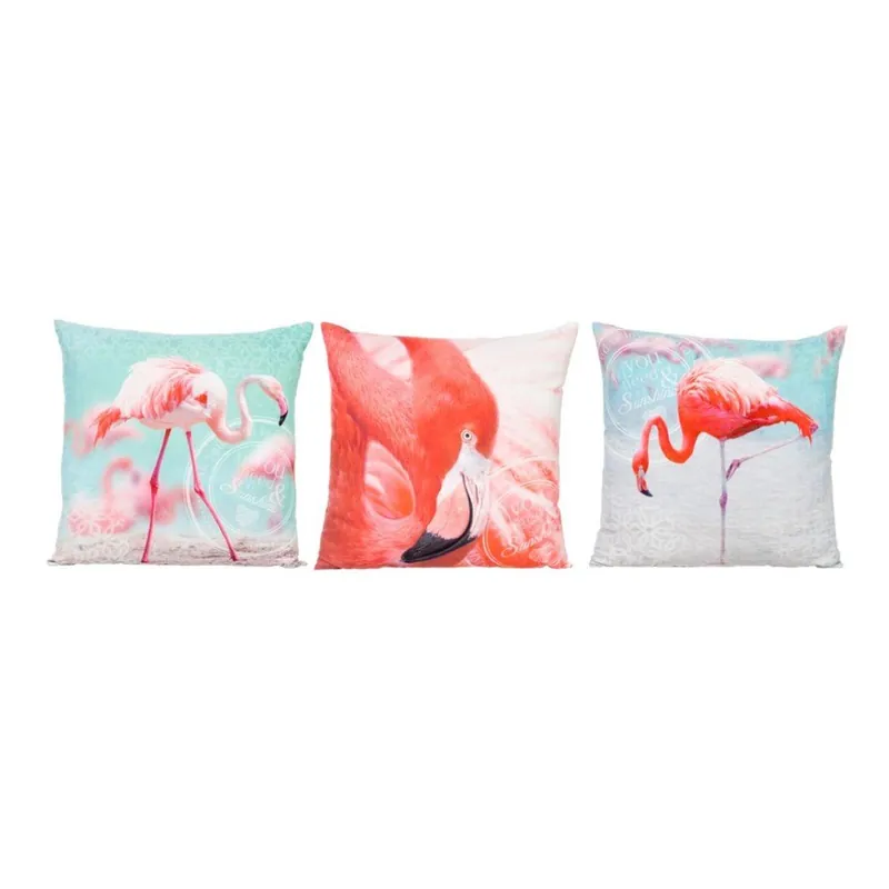 Wybór klientów Komplet 3 poduszek Flamingos 45x45 cm Bonami