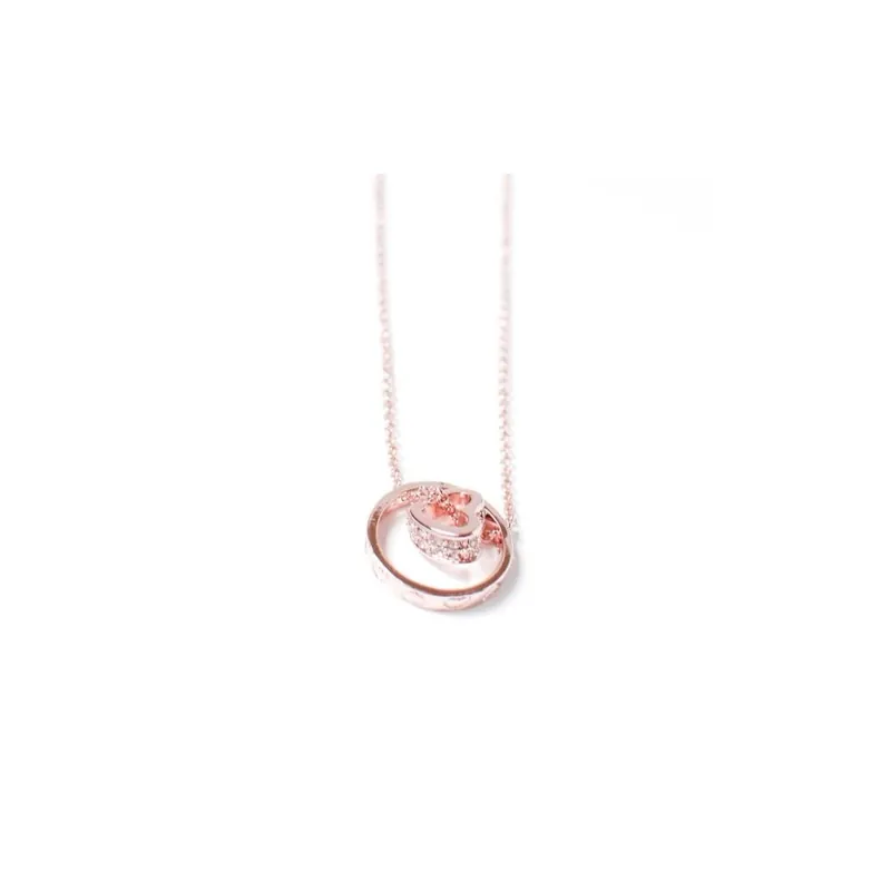Naszyjnik Swarovski Elements Gold Heart Bonami Bezpieczne zakupy