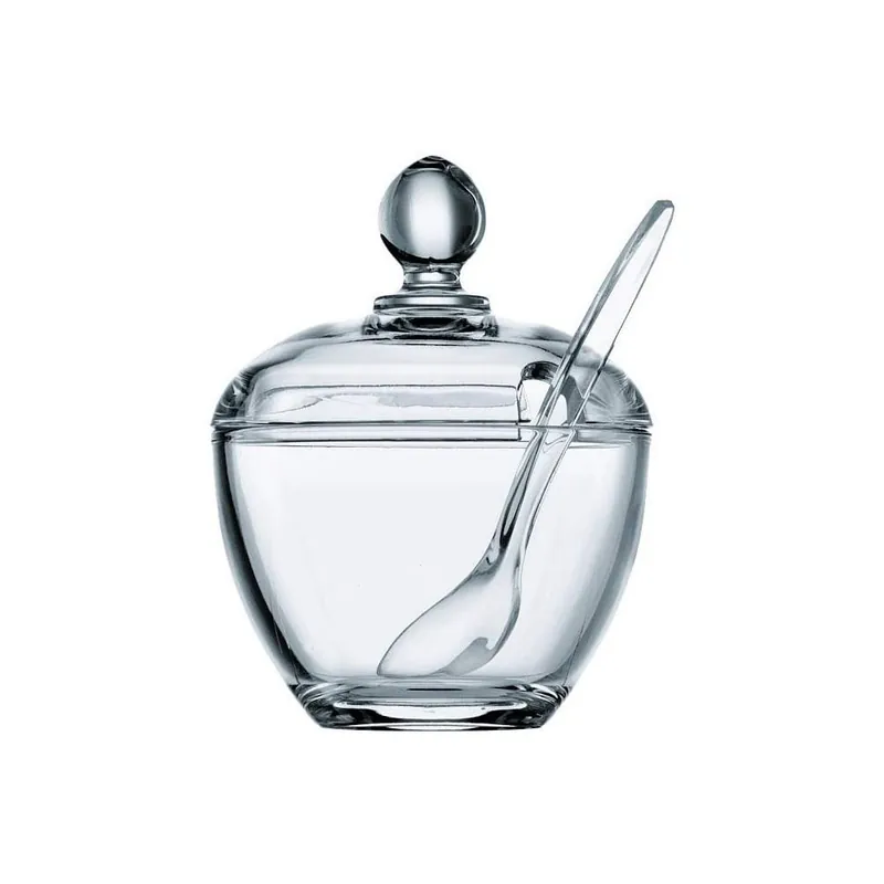 Bezpieczna płatność Szklany pojemnik na dżem z łyżeczką Nachtmann Serving Pieces, 390 ml Bonami