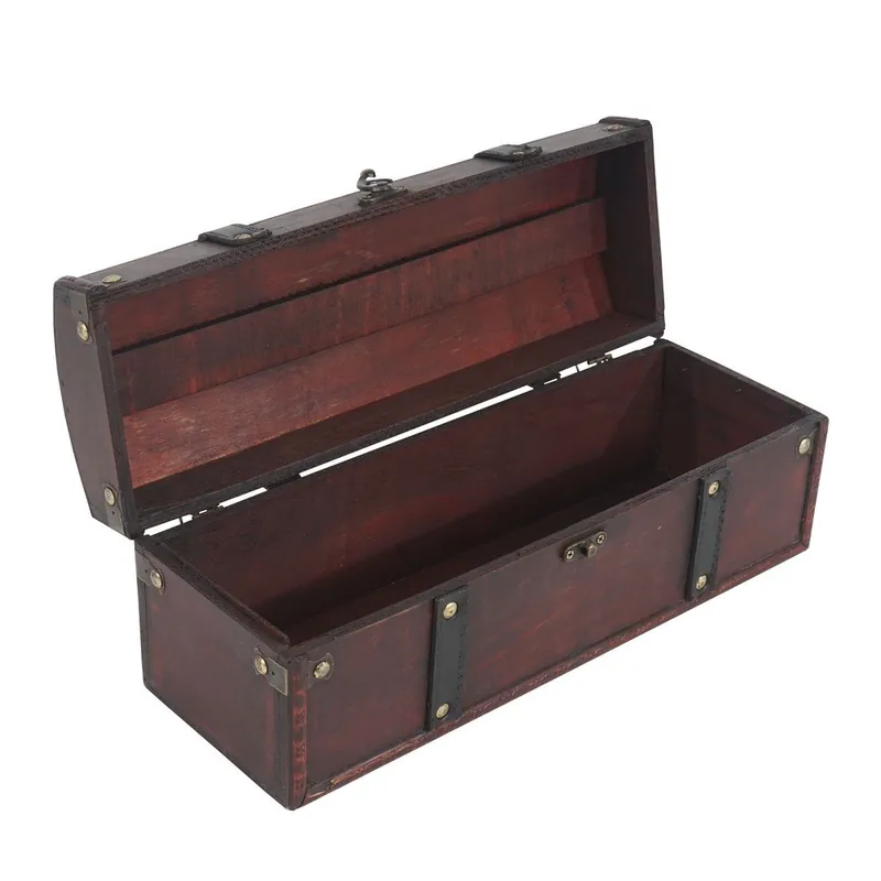 Premium Drewniane pudełko na butelkę wina Shabby Bonami