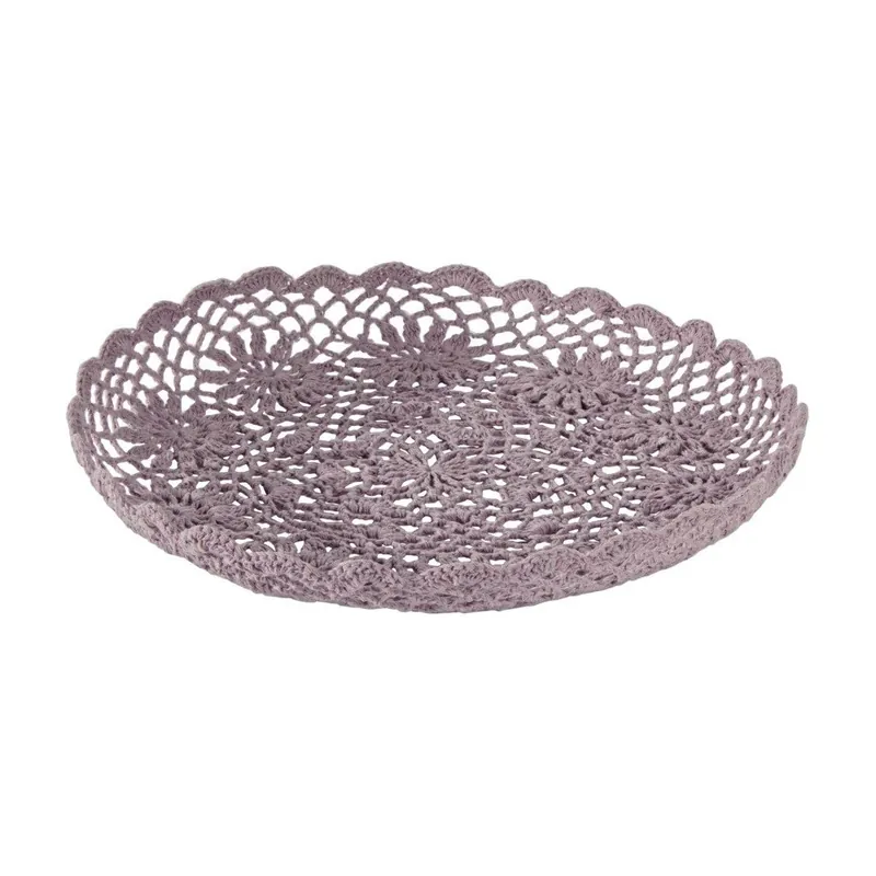 Wyjątkowa oferta Różowa misa szydełkowa Bizzotto Crochet, ⌀ 30 cm Bonami