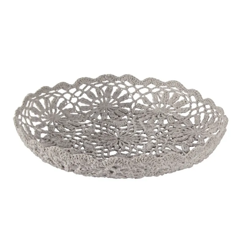 Wybór klientów Szara misa szydełkowa Bizzotto Crochet, ⌀ 26 cm Bonami