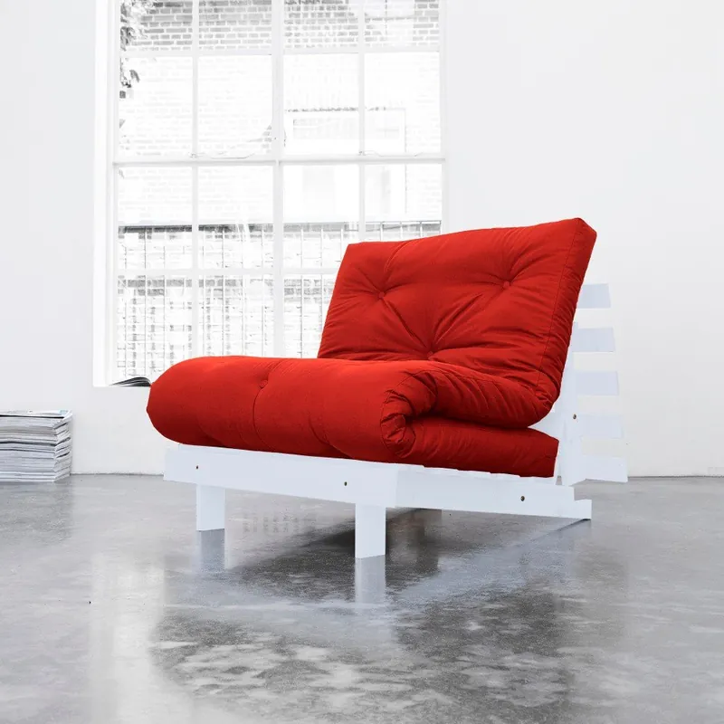 Nowy Fotel wielofunkcyjny Karup Roots White/Red Bonami