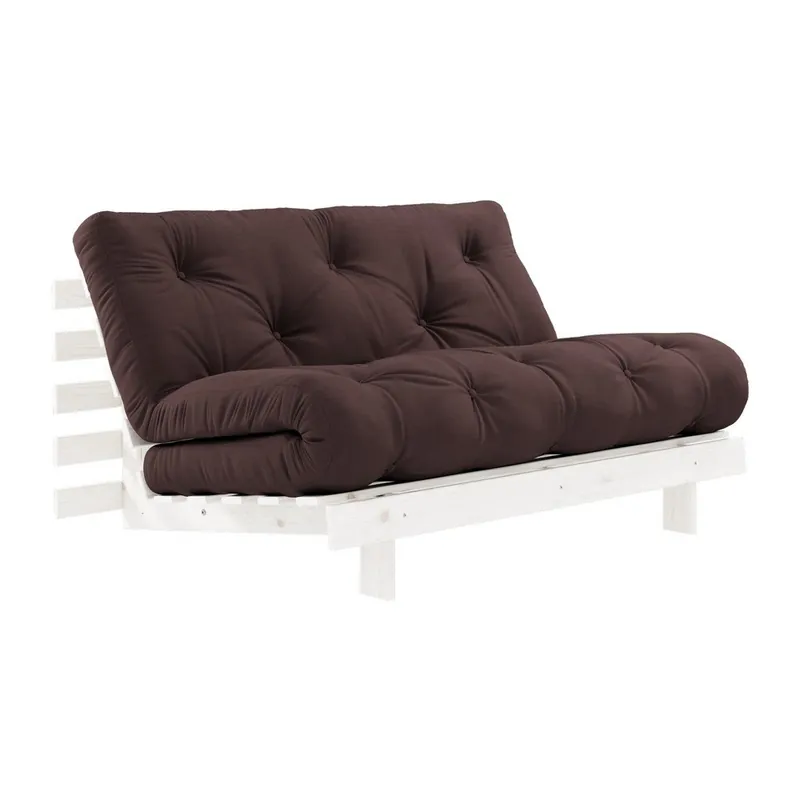Sofa rozkładana Karup Design Roots White/Brown Bonami Super okazja