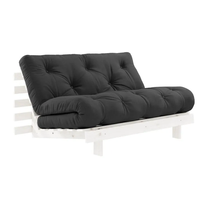 Sofa rozkładana Karup Design Roots White/Dark Grey Bonami Oferta