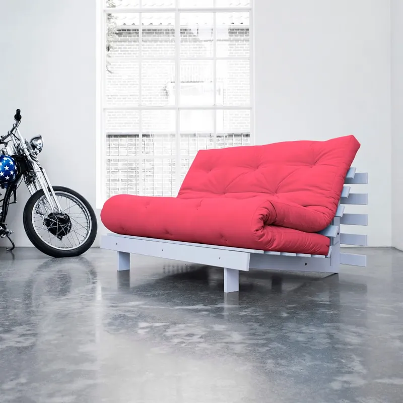 Sofa wielofunkcyjna Karup Roots White/Magenta Bonami Ograniczona ilość