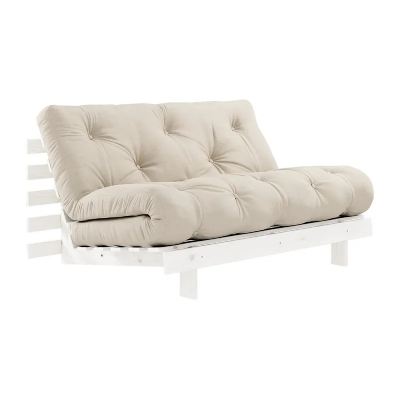 Sofa rozkładana Karup Design Roots White/Beige Bonami Oferta limitowana