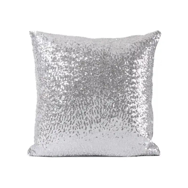 Wyjątkowa oferta Poszewka na poduszkę w srebrnej barwie Raya, 40x40 cm Bonami