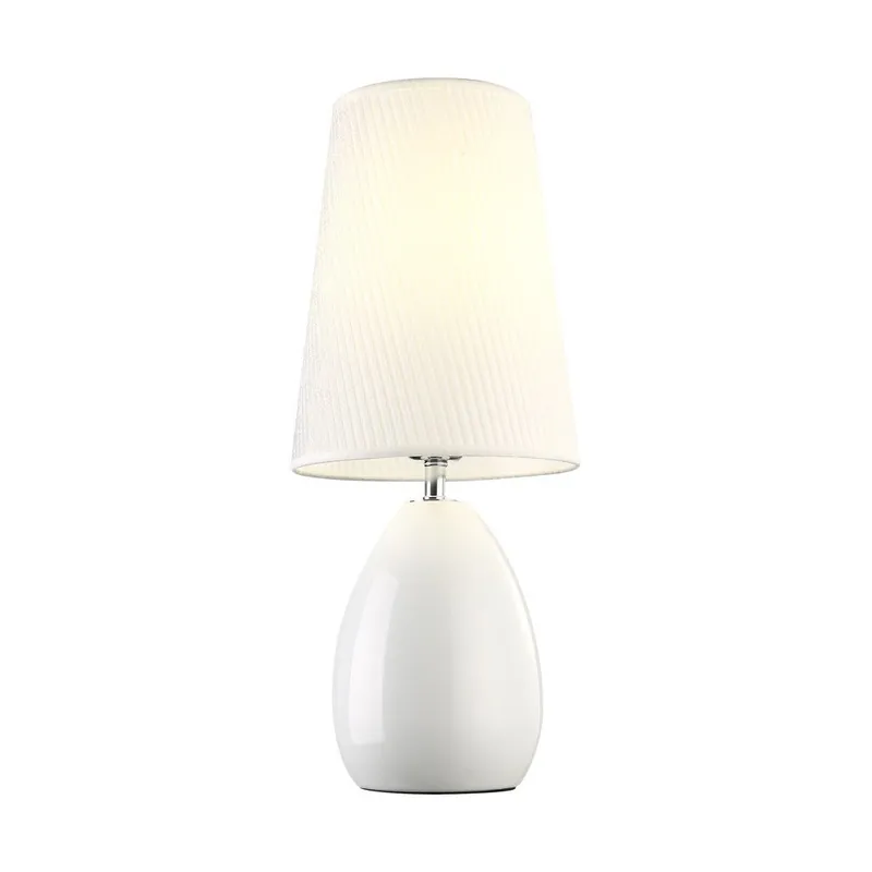 Biała lampa stołowa Klompo Bonami Bezpieczna płatność
