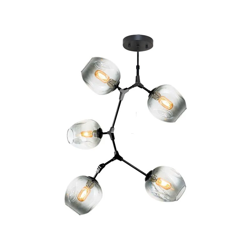 Dostępne od ręki Czarna lampa wisząca Kolonu II Bonami