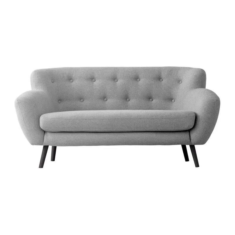 Super okazja Jasnoszara sofa dwuosobowa Kooko Home Rock Bonami