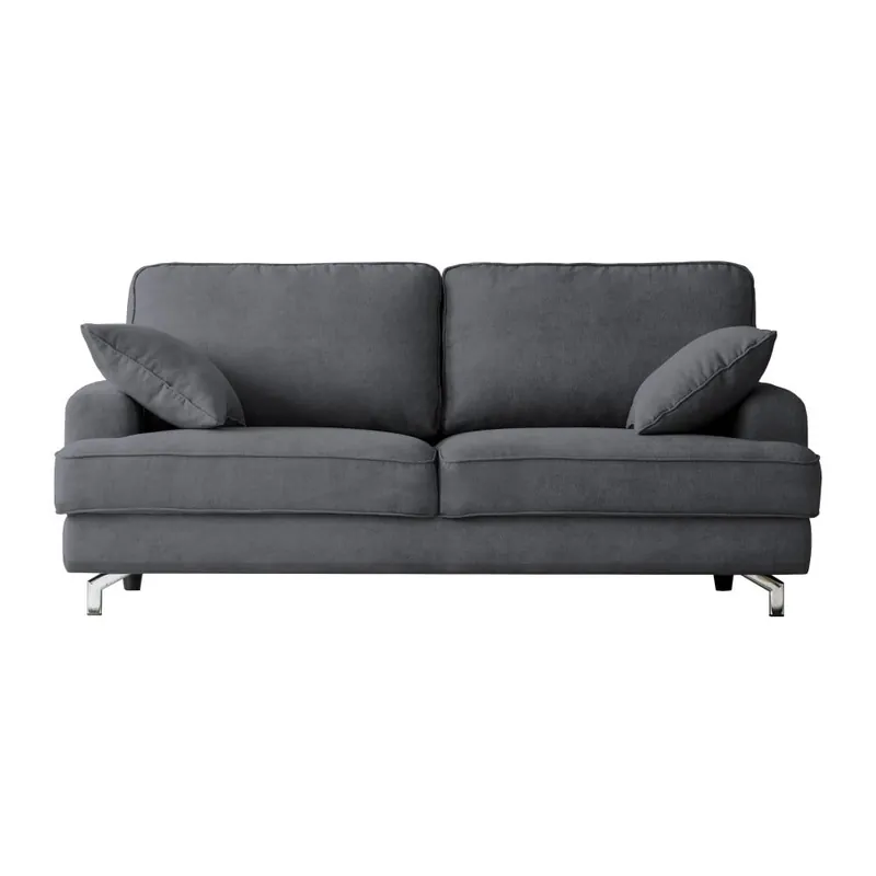 Oferta limitowana Ciemnoszara sofa dwuosobowa Kooko Home Rumba Bonami