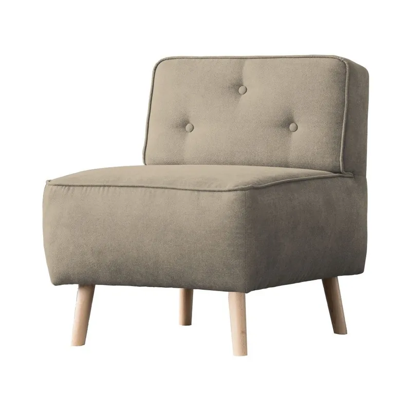 Okazja Szarobrązowy fotel Kooko Home Lounge Bonami