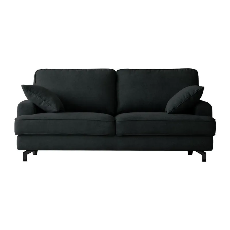 Wyjątkowa oferta Czarna sofa dwuosobowa Kooko Home Salsa Bonami